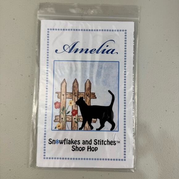 Harvest Snowflake Sunshine & Stitches Shop Hop Amelia Pattern 4 Cat Sew Patterns - Picture 4 of 12